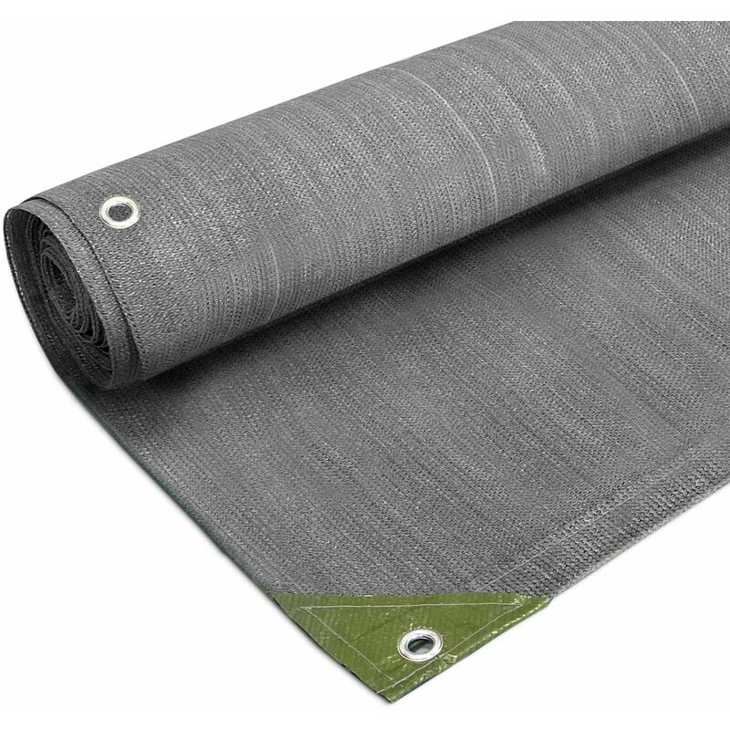Brise vue gris occultant, Hedera, 10m 1,5 m