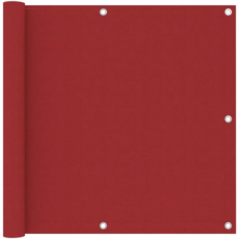 Bonnevie - Brise vue pour balcon - Brise vent Écran de jardin Rouge 90x300 cm Tissu Oxford BV329574