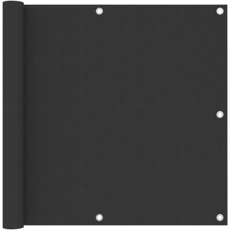Brise vue pour balcon - Brise vent Écran de jardin Anthracite 90x500 cm Tissu Oxford BV214671 - BonneVie