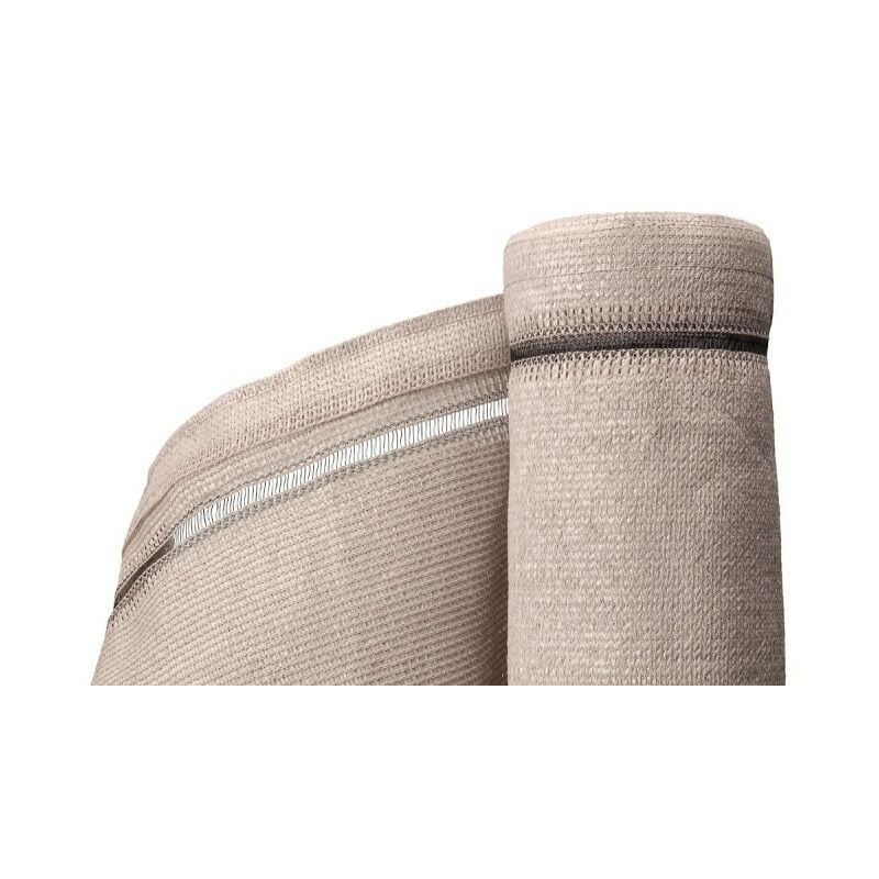 Brise vue 220 g/m² occultation élevée H1m20 x l 10m Taupe