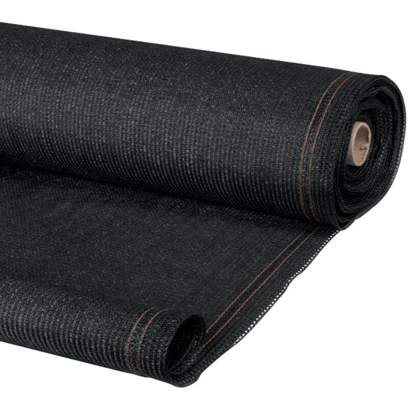 Brise vue renforcé 2 x 10 m noir 220 gr/m² luxe pro