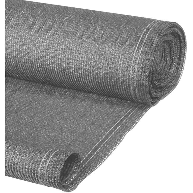 Brise vue renforcé 1,5 x 10 m gris clair 220 gr/m² luxe pro