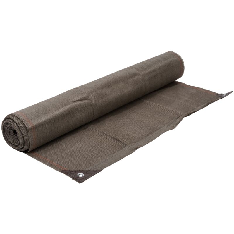 Brise vue taupe 300g/m2 Werkapro 1x10m