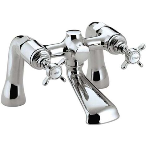 Bristan 1901 Traditional Chrome Edwardian Bath Shower Filler Tap N BF C CD