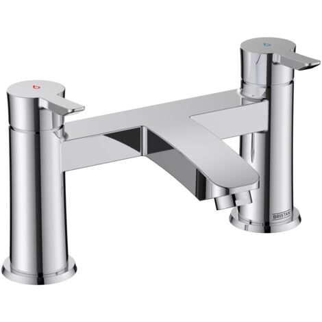 Bristan Apelo Bath Filler Chrome Bath Filler Mixer Tap with Ceramic Discs