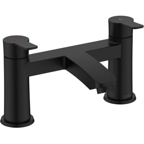 Bristan Appeal Bath Filler Tap Pillar Mounted - Black