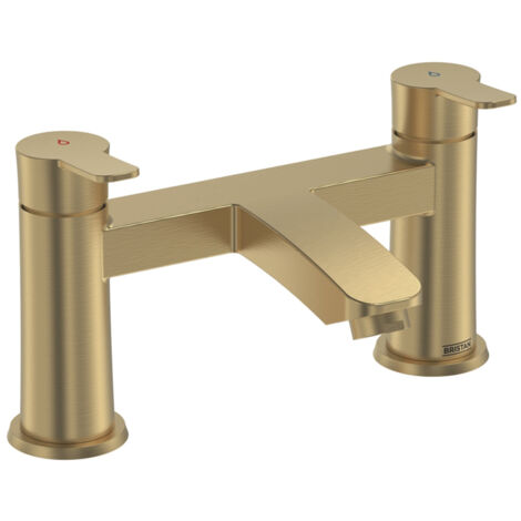Bristan Appeal Bath Filler Tap Pillar Mounted - Brushed Brass