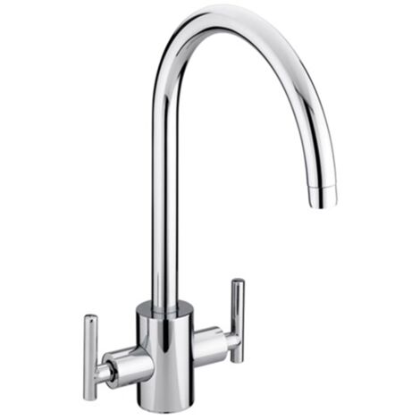 Bristan Artisan EasyFit Kitchen Sink Mixer Tap Dual Handle - Chrome