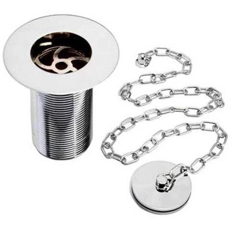 Bristan Belfast Kitchen Sink Waste Chrome - Unslotted (For Sink with No Overflow)