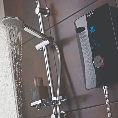 Bristan Bliss Electric Shower, 8.5kw, Black