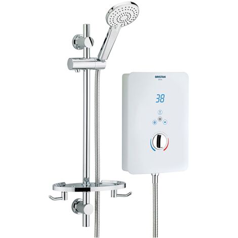 Bristan Bliss Electric Shower, 8.5kw, White