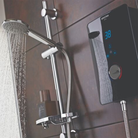 Bristan Bliss Electric Shower, 9.5kw, Black