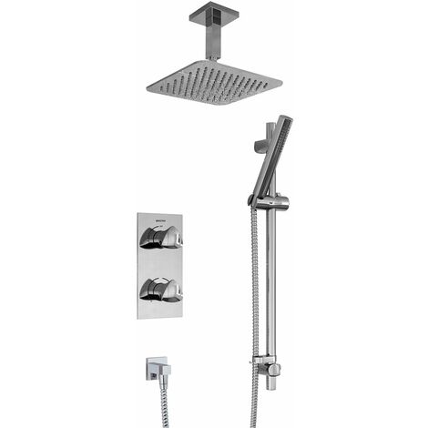 Bristan Bright Dual Concealed Mixer Shower With Shower Kit