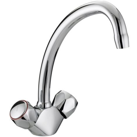 Bristan Budget Club Monobloc Kitchen Sink Mixer Tap Chrome VAC BSNK C MT