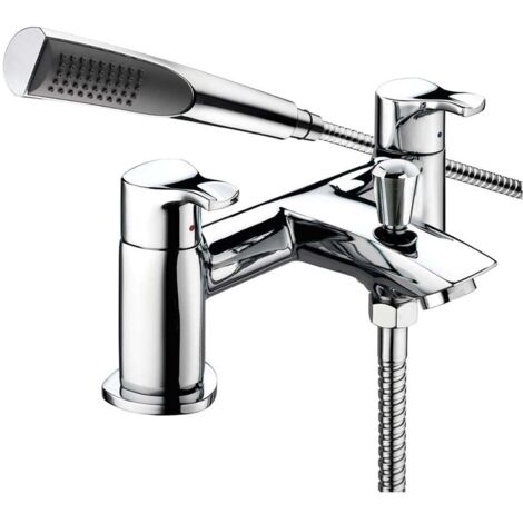 Bristan Capri Chrome Bath Shower Mixer Tap - CAP-BSM-C