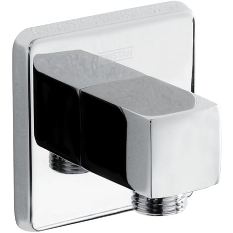 Bristan CARM WOSQ01 C Contemporary Square Shower Wall Outlet Chrome