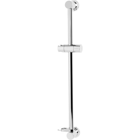 Bristan Casino Chrome Riser Rail with Fixed Position Brackets - CAS-RRAIL01-C