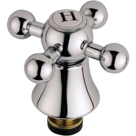 Bristan Chrome 1/2 Inch Basin Tap Reviver with Traditional Handles - R-1/2-TC