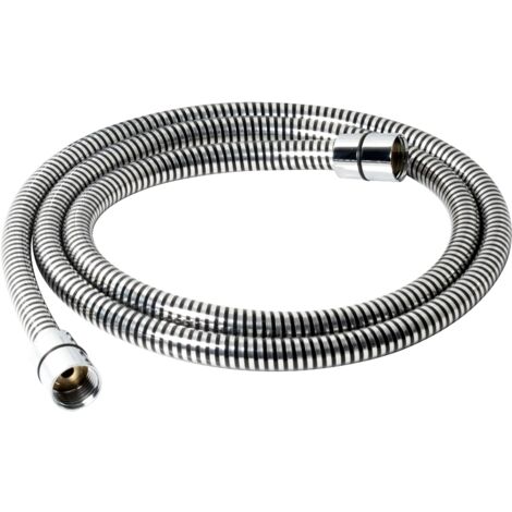Bristan Chrome 1.5m Standard Bore Cone to Cone Easy Clean Shower Hose - HOS-150CCE01-C