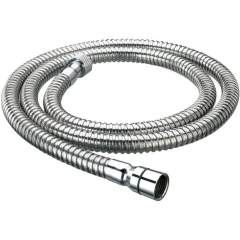 Bristan Chrome 2m Standard Bore Cone to Nut Shower Hose - HOS-200CN01-C