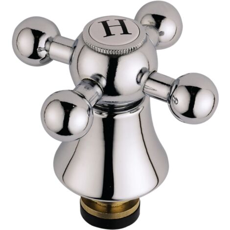 Bristan Chrome 3/4 Inch Bath Tap Reviver with Traditional Handles - R-3/4-TC
