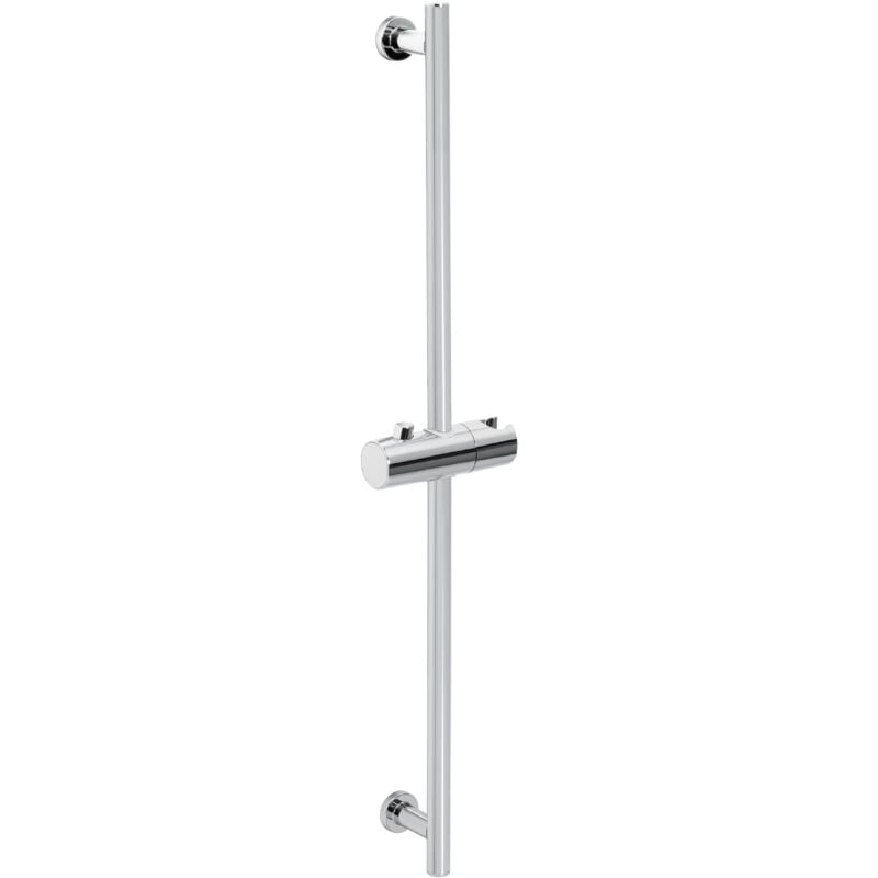 Bristan Chrome Brass Shower Riser Rail with Fixed Brackets RRAIL01C