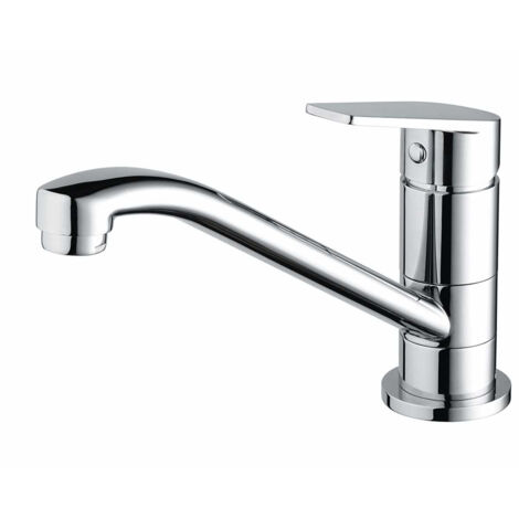 Bristan Cinnamon Kitchen Sink Mixer Tap Easyfit Modern Round Single Lever Chrome