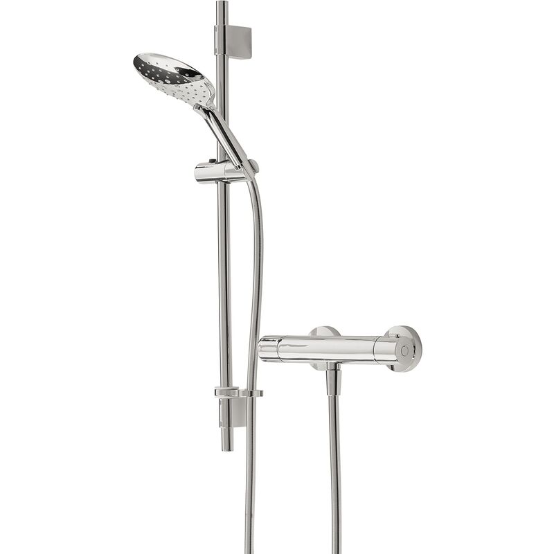 Claret FastFit Bar Mixer Shower with Shower Kit - Bristan