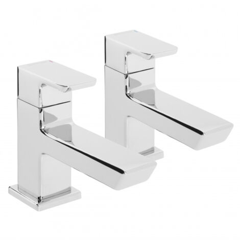 Bristan Cobalt Basin Taps Pair - Chrome