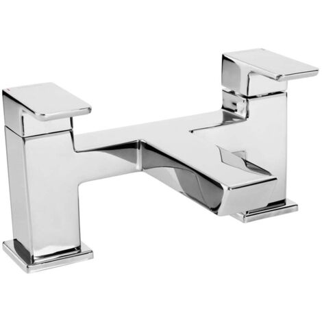 Bristan Cobalt Bath Filler Chrome Bath Filler Mixer Tap with Ceramic Discs