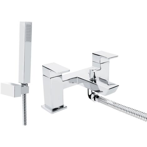 Bristan Cobalt Chrome Bath Shower Mixer Tap - COB-BSM-C