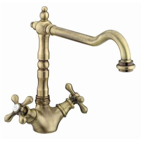 Bristan Colonial Antique Bronze EasyFit Kitchen Sink Mixer Tap Traditional