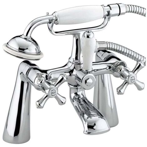 Bristan Colonial Bath Shower Mixer Tap - Chrome Plated
