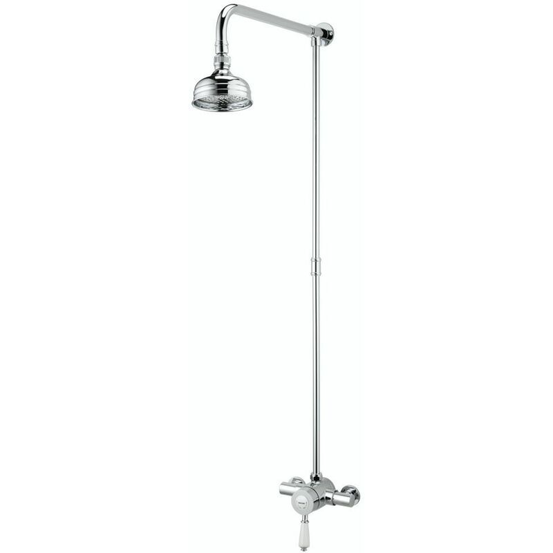 Bristan Colonial Exposed Thermostatic Shower Valve Fixed Head