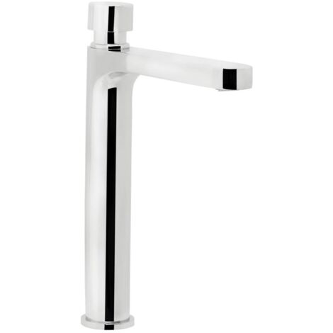 Bristan Commercial Timed Flow Tall Basin Tap - Chrome