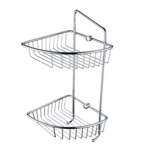 Bristan COMP BASK07 C Two Tier Wall Fixed Wire Basket