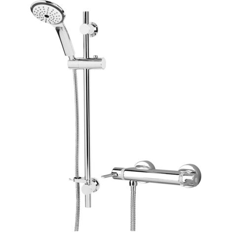 Bristan Design Utility Lever FastFit Bar Mixer Shower with Shower Kit