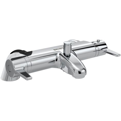 Bristan Design Utility Lever TMV2 Thermostatic Bath Shower Mixer - Chrome