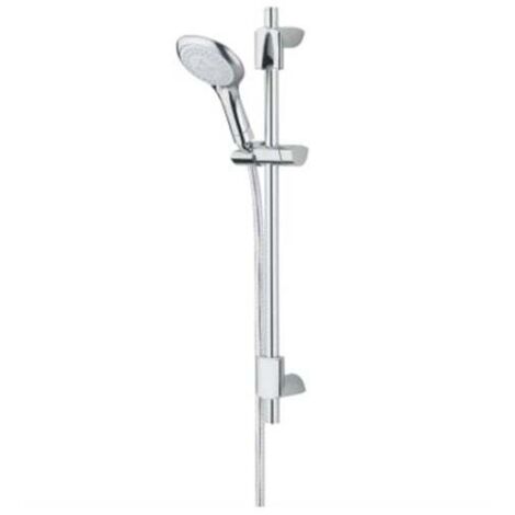 Bristan EVC KIT02 C EVO Shower Kit with Large Multi Function Handset Chrome Plated