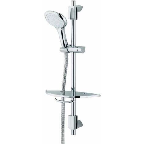 Bristan EVF KIT03 C EVO Shower Kit with Large Multi Function Handset Chrome Plated
