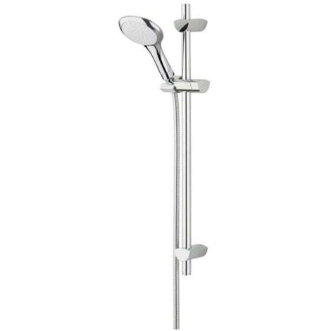 Bristan Evo Adjustable Shower Rail Kit Single Function Handset - Chrome