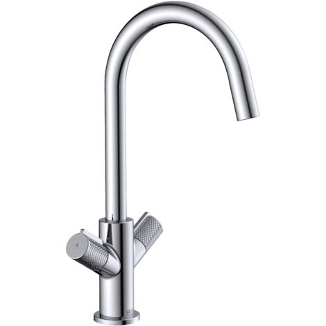 Bristan Fern Polished Chrome EasyFit Kitchen Sink Mixer Tap + Easy Fit Base
