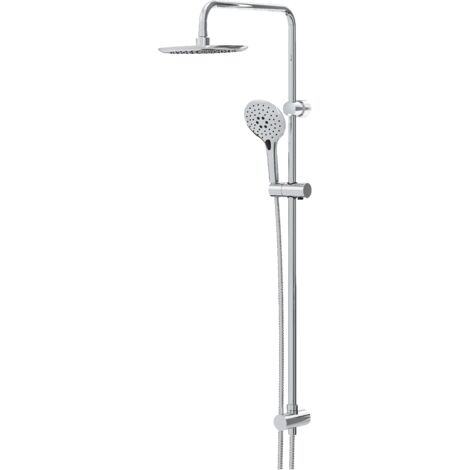 Bristan Flute Chrome Rigid Riser Kit with Diverter to Shower Handset - FLT KIT C