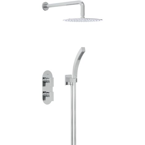 Bristan Frammento Chrome Concealed Shower + Fixed Head FRAMMENTO SHWR PK2