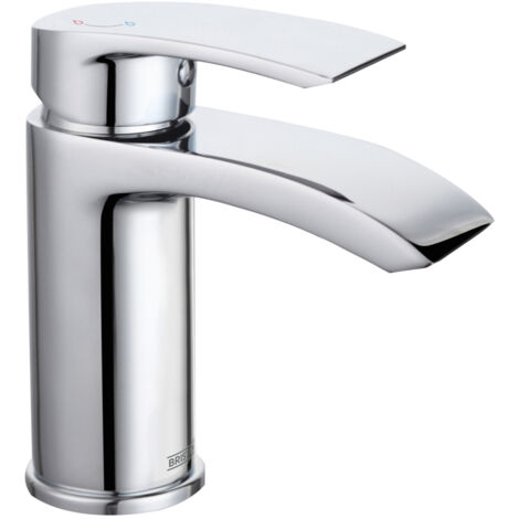 Bristan Gild Eco Start Basin Mixer Tap with Clicker Waste - Chrome