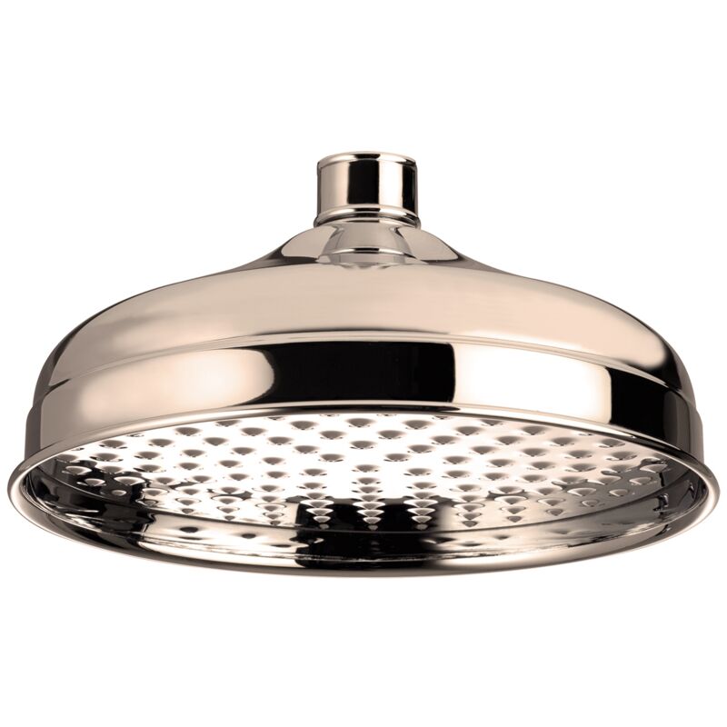 Traditional Stainless Steel Fixed Shower Head 200mm - Gold - Bristan