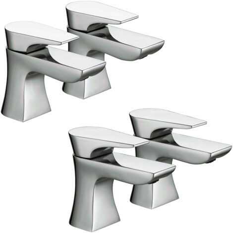 Bristan Hourglass Basin Taps and Bath Taps - Chrome