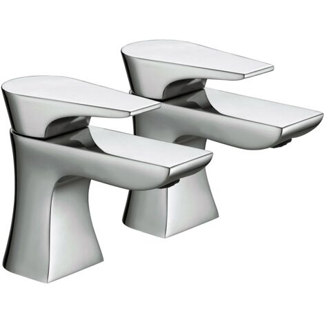 Bristan Hourglass Bath Taps Pair - Chrome