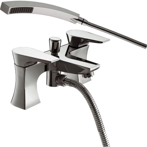 Bristan Hourglass Chrome Bath Shower Mixer Tap - HOU-BSM-C