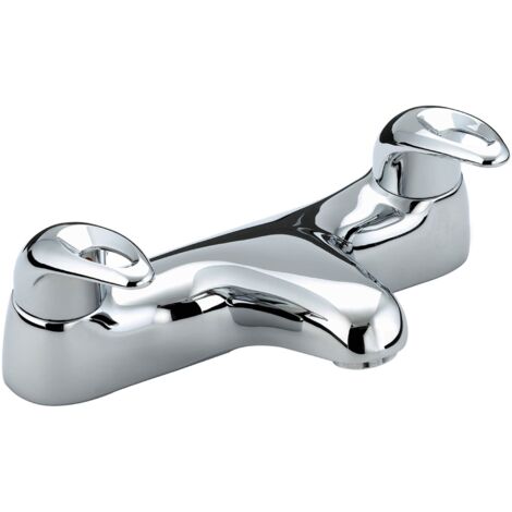 Bristan J BF C Java 2 Handle Bath Filler Mixer Tap Chrome